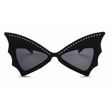 Load image into Gallery viewer, Sunglasses women 2023 Big Frame Cat eye Sunglasses Riveted bat Sexy sunglasses Ladies Vintage Party glasses for men festival