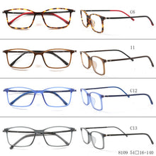 Load image into Gallery viewer, Sunny spot  high-grade plastic steel TR-90 anti-blue color colorful myopia optical retro glasses frame