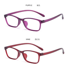 Carica l&#39;immagine nel visualizzatore di Gallery, Super Light Flexible TR90 Optical Frames No Metal No Screws Vision Spectacles Male Female Eyewear Anti Blue Light Proof Glasses