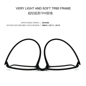 Super Light Flexible TR90 Optical Frames No Metal No Screws Vision Spectacles Male Female Eyewear Anti Blue Light Proof Glasses