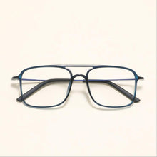 Carica l&#39;immagine nel visualizzatore di Gallery, Super Light Square ULTEM Eyeglasses Double Beam Glasses Frame Men and Women Models Tide Big Face Comfortable 7g