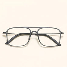 Carica l&#39;immagine nel visualizzatore di Gallery, Super Light Square ULTEM Eyeglasses Double Beam Glasses Frame Men and Women Models Tide Big Face Comfortable 7g