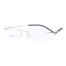 Load image into Gallery viewer, Super Light and Flexible Rimless Titanium Eyeglasses Frame for Women and Men Eyewear Optical Prescription Spectacles