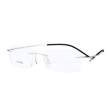Load image into Gallery viewer, Super Light and Flexible Rimless Titanium Eyeglasses Frame for Women and Men Eyewear Optical Prescription Spectacles