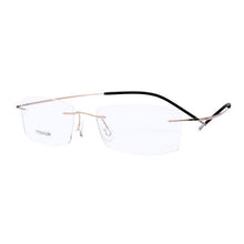 Load image into Gallery viewer, Super Light and Flexible Rimless Titanium Eyeglasses Frame for Women and Men Eyewear Optical Prescription Spectacles