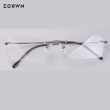Load image into Gallery viewer, Super light optical Glasses male Thin wire glasses for reading myopia eye black rimless Women Men Eyeglasses montures de lunette