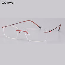 Load image into Gallery viewer, Super light optical Glasses male Thin wire glasses for reading myopia eye black rimless Women Men Eyeglasses montures de lunette