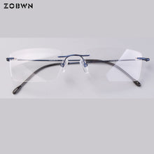 Load image into Gallery viewer, Super light optical Glasses male Thin wire glasses for reading myopia eye black rimless Women Men Eyeglasses montures de lunette