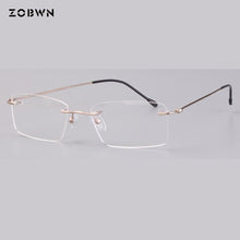 Load image into Gallery viewer, Super light optical Glasses male Thin wire glasses for reading myopia eye black rimless Women Men Eyeglasses montures de lunette