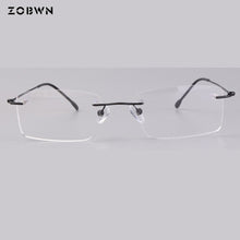 Load image into Gallery viewer, Super light optical Glasses male Thin wire glasses for reading myopia eye black rimless Women Men Eyeglasses montures de lunette