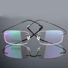 Load image into Gallery viewer, Superelastic Steel Wire Frameless Glasses Ultra-light Rimless Memory Titanium Eyeglasses
