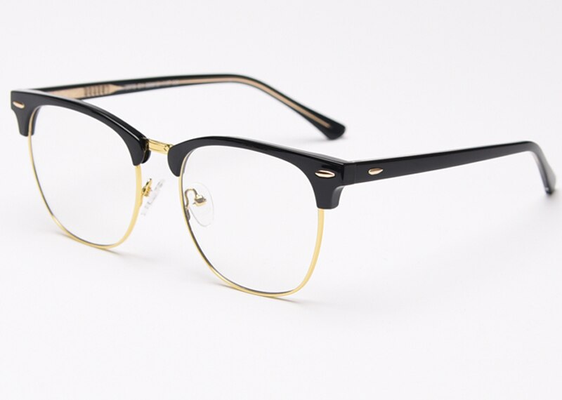 Swanwick TR90 square half frame men retro optical spectacle frames women black grey clear lens acetate computer