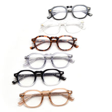 Load image into Gallery viewer, Swanwick anti blue light blocking glasses frame for women square optical eyewear clear lens men transparent black spring gifts