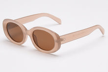 Load image into Gallery viewer, Swanwick oval polarized sunglasses women thick frame driving men accessories trendy sun glasses green brown Winter selling