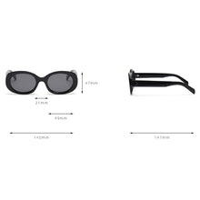 Load image into Gallery viewer, Swanwick oval polarized sunglasses women thick frame driving men accessories trendy sun glasses green brown Winter selling