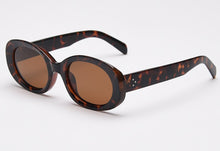 Load image into Gallery viewer, Swanwick oval polarized sunglasses women thick frame driving men accessories trendy sun glasses green brown Winter selling