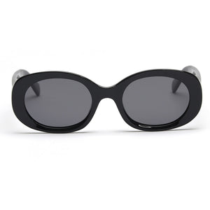 Swanwick oval polarized sunglasses women thick frame driving men accessories trendy sun glasses green brown Winter selling