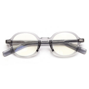 Swanwick retro oval glasses frame women clear optical eyeglasses frames thick transparent grey male birthday gift korean style