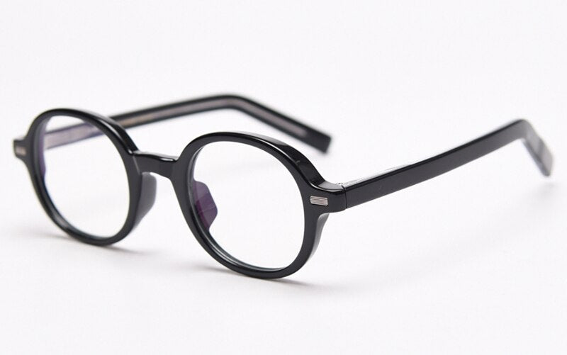 Swanwick retro oval glasses frame women clear optical eyeglasses frames thick transparent grey male birthday gift korean style