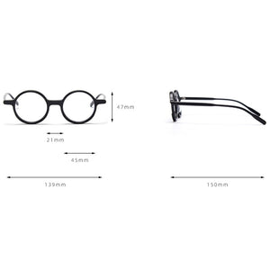 Swanwick round frame men glasses spectacle frames optical handmade acetate ladies black leopard accessories