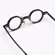 Load image into Gallery viewer, Swanwick vintage acetate glasses polygon optical spectacle frames men round eyeglasses women green leopard computer