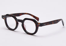 Load image into Gallery viewer, Swanwick vintage round glasses frame for woman eyewear optical frames handmade acetate black leopard high quality accessories