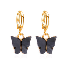 Load image into Gallery viewer, Sweet Acrylic Color Butterfly Necklace For Women Long Wild Clavicle Chain Pendant Refined Stylish Mujer Gift 2020 Trendy Gold
