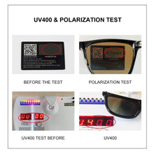 Load image into Gallery viewer, T-TEREX Polarized Sunglasses Men Mirror UV400 Lens Metal Frame Sun Glasses For Driving Fishing