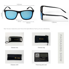 Load image into Gallery viewer, T-TEREX Polarized Sunglasses Men Mirror UV400 Lens Metal Frame Sun Glasses For Driving Fishing