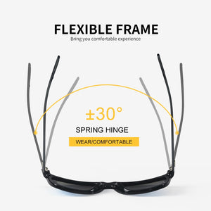 T-TEREX Polarized Sunglasses Men Mirror UV400 Lens Metal Frame Sun Glasses For Driving Fishing