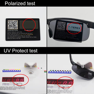 T-TEREX Sport Sunglasses Men Polarized Anti-Glare Lens UV400 Aluminium Magnesium Frame Driving Sun Glasses For Car Fishing