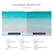 Load image into Gallery viewer, T-TEREX Sport Sunglasses Men Polarized Anti-Glare Lens UV400 Aluminium Magnesium Frame Driving Sun Glasses For Car Fishing