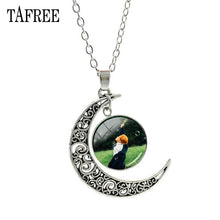 Load image into Gallery viewer, Music Band BTS Moon Pendants Necklaces Souvenir New Creative Men Women Necklace Statement Pendant Badge Jewelry BTS214