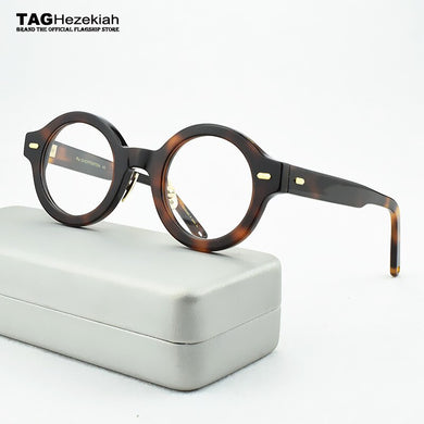 TAG 2023 Round Glasses Frame Men Retro Spectacles For Women Acetate Eye Glasses Men Classic Myopia computer eyeglasses