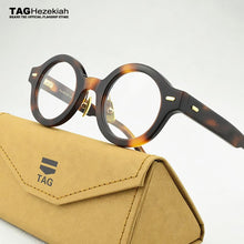 Carica l'immagine nel visualizzatore di Gallery, TAG 2023 Round Glasses Frame Men Retro Spectacles For Women Acetate Eye Glasses Men Classic Myopia computer eyeglasses