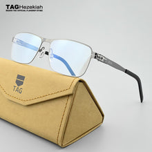 Load image into Gallery viewer, TAG Brand Germany Stainless Steel metal frame Glasses Men Square Myopia prescription eyewear optical eyeglasses frame spectacle