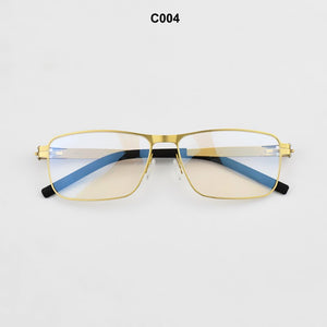 TAG Brand Germany Stainless Steel metal frame Glasses Men Square Myopia prescription eyewear optical eyeglasses frame spectacle