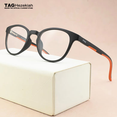 TAG Brand Round glasses frame women 2023 TR90 computer prescription myopia spectacle frames optical glasses frame men eyeglasses