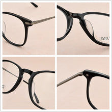 Load image into Gallery viewer, TAG Brand Square Glasses Frame Men 2023 Round Retro eyeglasses Acetate Sunglasses Clip On Polarized Sun Glasses spectacle frames