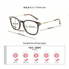 Load image into Gallery viewer, TAG Brand Square Glasses Frame Men 2023 Round Retro eyeglasses Acetate Sunglasses Clip On Polarized Sun Glasses spectacle frames