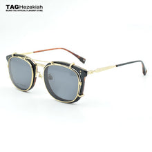 Load image into Gallery viewer, TAG Hezekiah 2023 Men Glasses Frame men Retro Polarized sunglasses clip Women Optical Spectacle Frame myopia eyeglasses