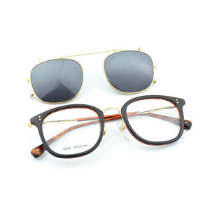 TAG Hezekiah 2023 Men Glasses Frame men Retro Polarized sunglasses clip Women Optical Spectacle Frame myopia eyeglasses