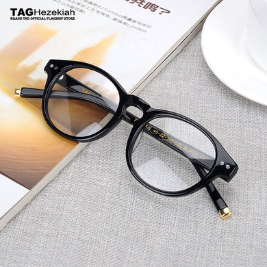 TAG Ezechia Marca Ottica Retro Occhiali Da Vista Telaio Per uomo Donna Occhiali Vintage Con Lenti Trasparenti Oculos Feminino Masculino
