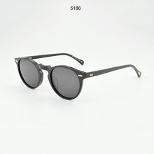 Load image into Gallery viewer, TAG Hezekiah Brand Round sunglasses women 2023 retro sunglasses men polarized vintage womens sun glasses 5186 5031 black drive