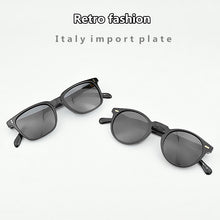 Load image into Gallery viewer, TAG Hezekiah Brand Round sunglasses women 2023 retro sunglasses men polarized vintage womens sun glasses 5186 5031 black drive