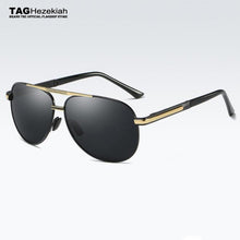 Load image into Gallery viewer, TAG Hezekiah Polarized Sunglasses Women men 2023 vintage Brand Designer Retro Sun Glasses Driver driving UV400 metal