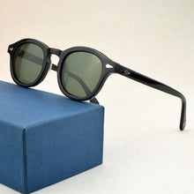 Load image into Gallery viewer, TAG  brand designer Polarized Sunglasses Men 2023 Vintage round Sun Glasses Women Driving Retro Acetate Sunglass men UV400