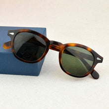 Load image into Gallery viewer, TAG  brand designer Polarized Sunglasses Men 2023 Vintage round Sun Glasses Women Driving Retro Acetate Sunglass men UV400