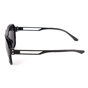 TAGION Unisex Pilot Sunglasses Men Polarized Black Sun Glasses Plastic Frame Alloy Leg Eyeglasses Gafas De Sol De Los Hombres