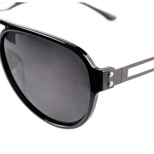 Load image into Gallery viewer, TAGION Unisex Pilot Sunglasses Men Polarized Black Sun Glasses Plastic Frame Alloy Leg Eyeglasses Gafas De Sol De Los Hombres